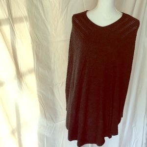 Dark Grey Poncho Size L/XL